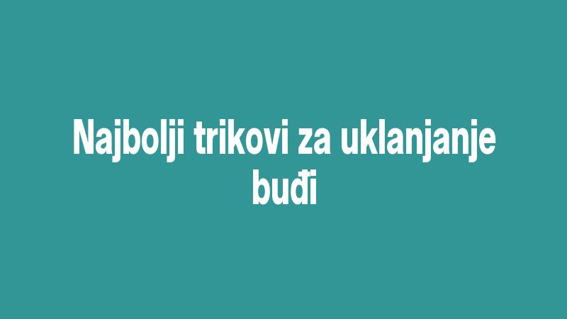 Najbolji trikovi za uklanjanje buđi